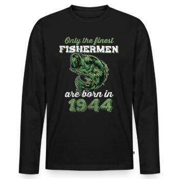 Legendary 78 years old gift for the 78th birthday - Men's Premium Organic Long Sleeve Shirt - black - Front - Nico (187cm)