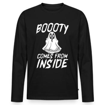 Halloween Tshirt Halloween Party Killer Killer Death - Men's Premium Organic Long Sleeve Shirt - black - Front - Nico (187cm)