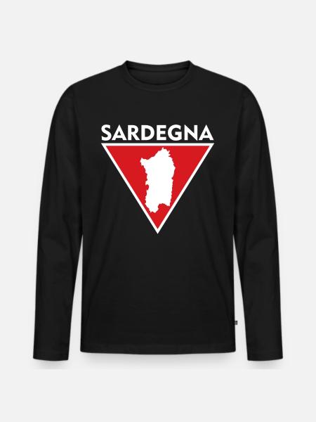 Sardegna Sardinia Italy Sardinia - Men's Premium Organic Long Sleeve Shirt - black