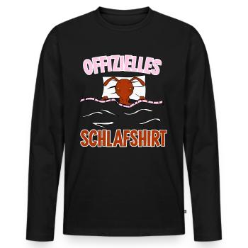 Ameisen Schlafen Ameisenfarm Ameise - Männer Premium Bio Langarmshirt - Schwarz - Vorne - Nico (187cm)