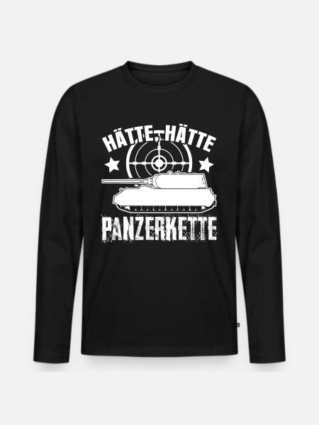 Panzergrenadier Feldjäger Panzer Soldat - Men's Premium Organic Long Sleeve Shirt - black