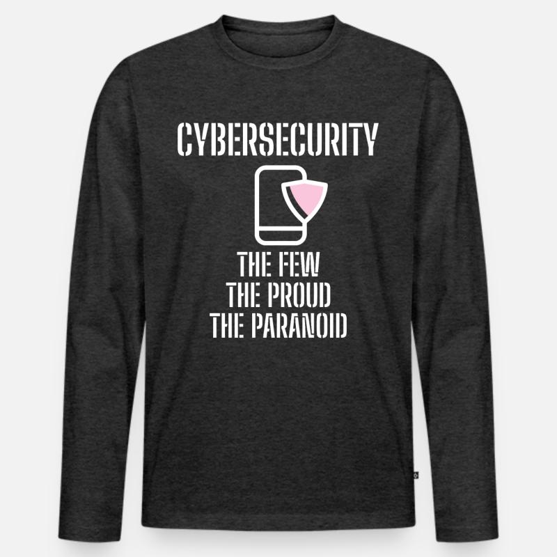 Cybersecurity - IT Security Computer Scientists Men's Premium Organic Long Sleeve Shirt