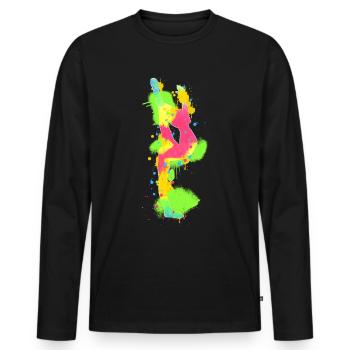 Gymnastics Gymnastics Gymnastics Gymnastics - Men's Premium Organic Long Sleeve Shirt - black - Front - Nico (187cm)