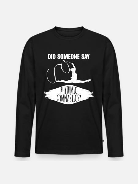 Gymnastics Rhythmic gymnastics - Men's Premium Organic Long Sleeve Shirt - black