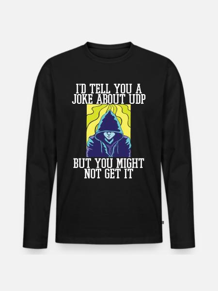 Cybersecurity - IT Security Computer Scientist - Men's Premium Organic Long Sleeve Shirt - black