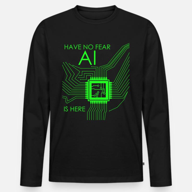 Artifical Intelligence Programmer - Männer Premium Bio Langarmshirt - Schwarz
