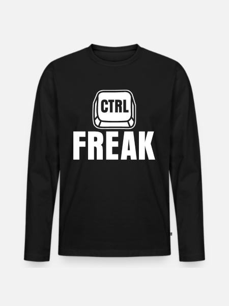 Computer Scientist Admin Programmer - Men's Premium Organic Long Sleeve Shirt - black