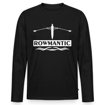 Ruderverein Rudern Ruderer Ruderboot - Männer Premium Bio Langarmshirt - Schwarz - Vorne - Nico (187cm)