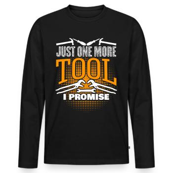 Tools Craftsman Tool DIY - Männer Premium Bio Langarmshirt - Schwarz - Vorne - Nico (187cm)