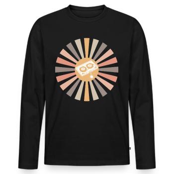 Mixtape Cassette 80s Cassettes 90s - Männer Premium Bio Langarmshirt - Schwarz - Vorne - Nico (187cm)