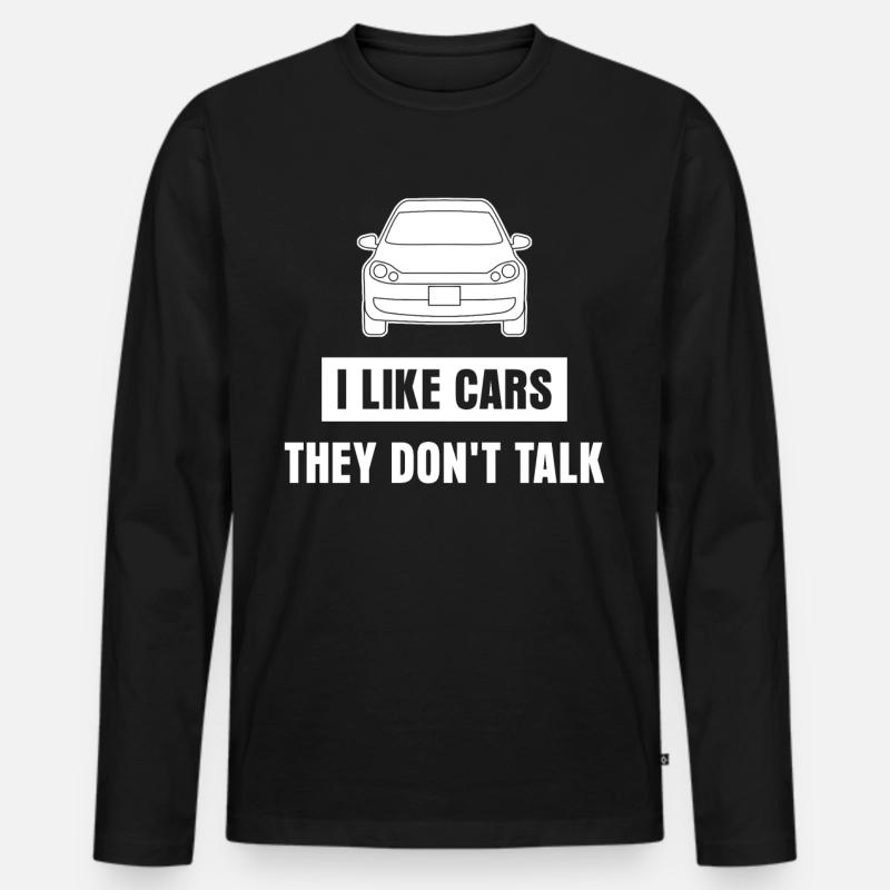 Driving Instructor Driving Teacher - Männer Premium Bio Langarmshirt - Schwarz