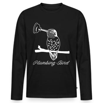 Gingerbread Man Baking - Männer Premium Bio Langarmshirt - Schwarz - Vorne - Nico (187cm)