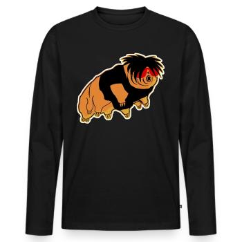 Gothique Gothique tardigrade - T-shirt manches longues Premium bio Homme - noir - Devant - Nico (187cm)