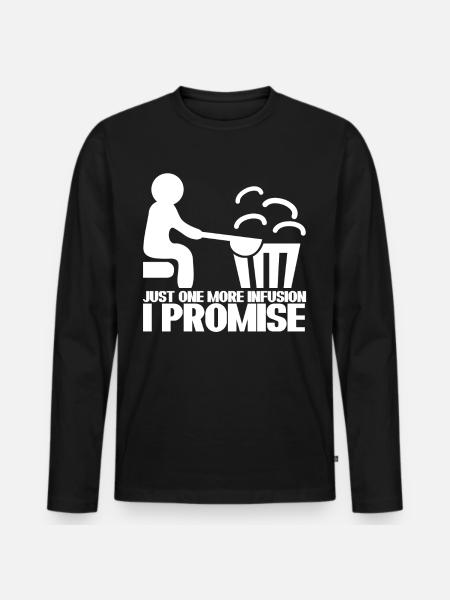 Wellness Sauna Saunaer - Premium økologisk langærmet T-shirt til mænd - sort