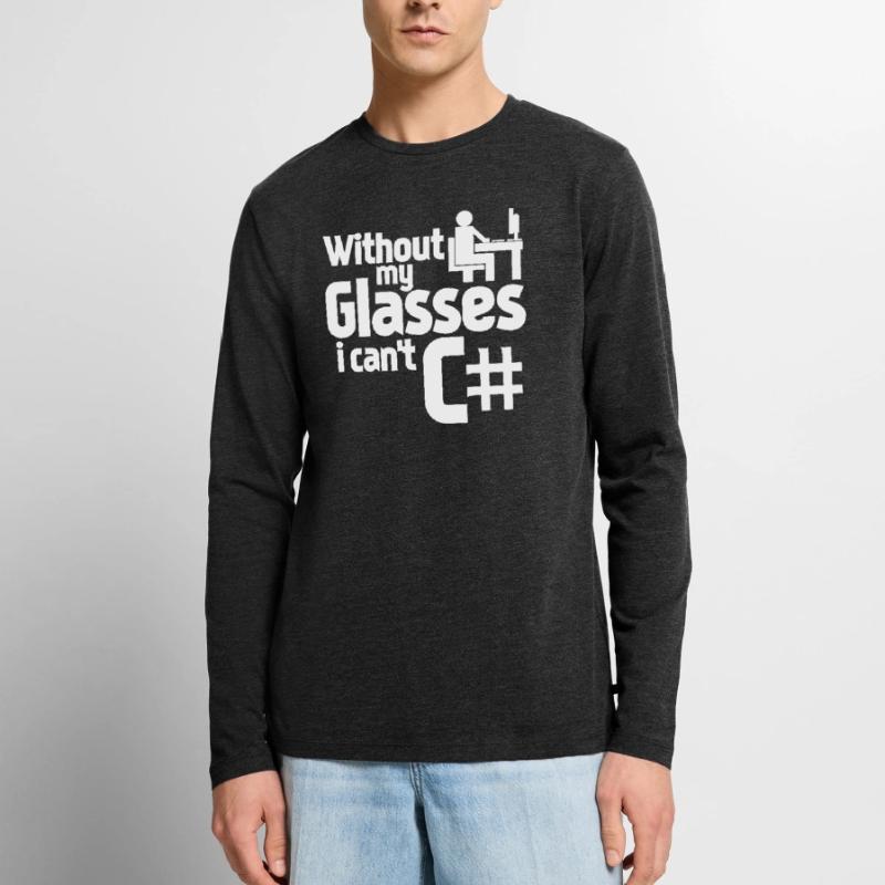 Admin Programmer Computer Science Männer Premium Bio Langarmshirt