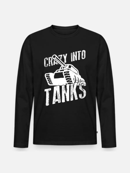 Tanks MBT Tank Driver - Men's Premium Organic Long Sleeve Shirt - black