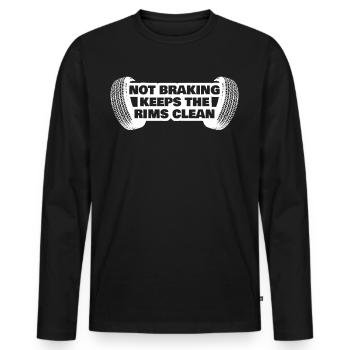 Cars Traffic Rush Hour Driver Commuting - Männer Premium Bio Langarmshirt - Schwarz - Vorne - Nico (187cm)