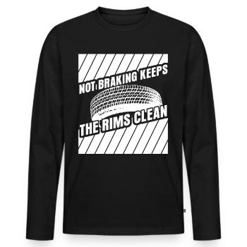 Traffic Rush Hour Driver Commuting Car - Männer Premium Bio Langarmshirt - Schwarz - Vorne - Nico (187cm)