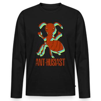 Ant Farm Formicarium Ants - Männer Premium Bio Langarmshirt - Schwarz - Vorne - Nico (187cm)
