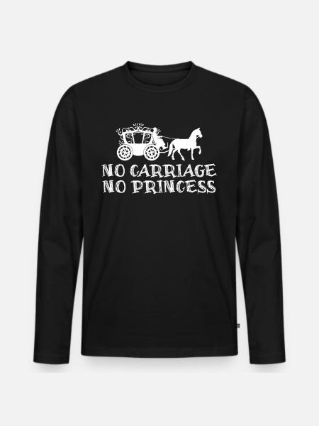 Cochers Joke Calèche Cocher - T-shirt manches longues Premium bio Homme - noir