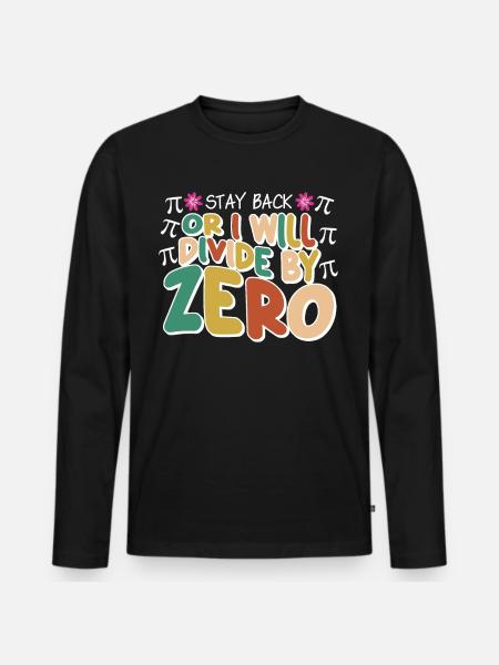 Mathematics Math Teacher Maths - Men's Premium Organic Long Sleeve Shirt - black
