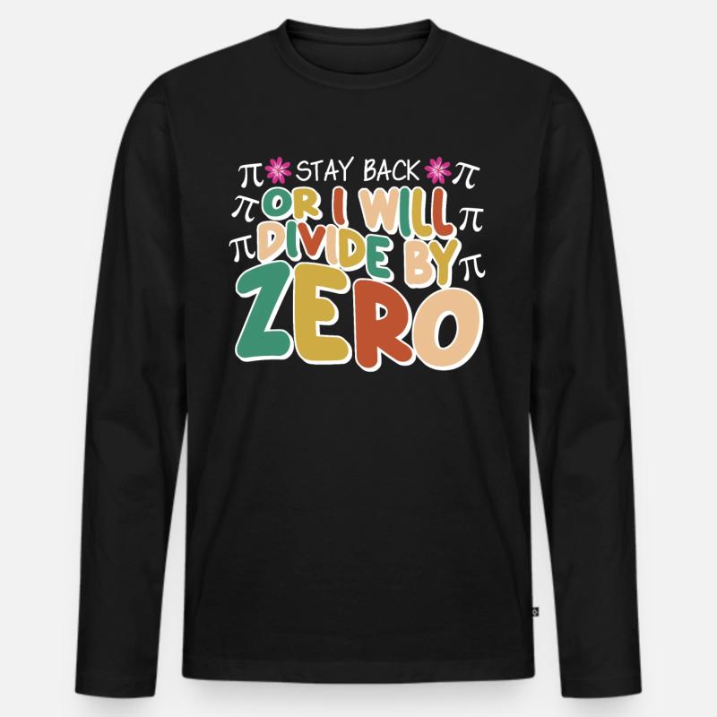 Mathematics Math Teacher Maths - Männer Premium Bio Langarmshirt - Schwarz