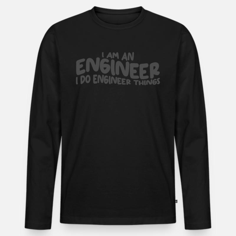 Engineers Engineer Engineering Men's Premium Organic Long Sleeve Shirt
