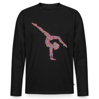 Gymnastics Gymnastics Gymnast - Men's Premium Organic Long Sleeve Shirt - black - Front - Nico (187cm)