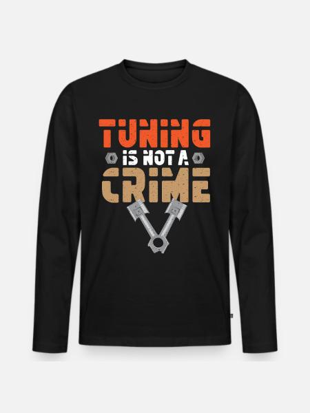 Monteur Beroep Automotive Monteur Auto Grappige Uitspraak - Mannen Premium Bio shirt met lange mouwen - zwart