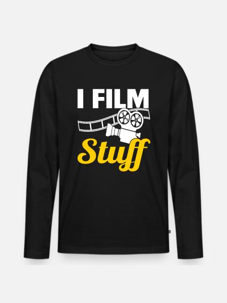 Réalisateur Cinéaste Long métrage - T-shirt manches longues Premium bio Homme - noir