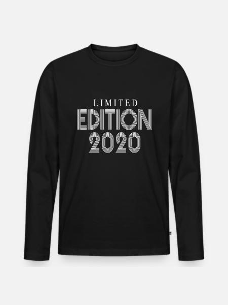 Édition limitée 2020 - T-shirt manches longues Premium bio Homme - noir