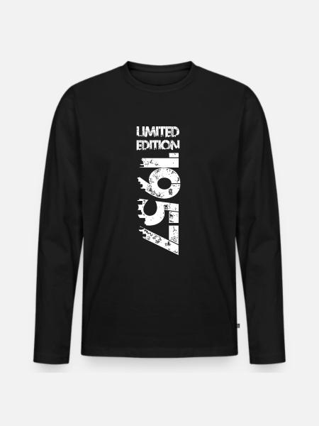 Édition limitée 1957 - T-shirt manches longues Premium bio Homme - noir