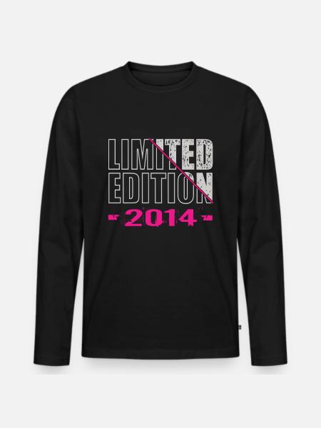 Edition Limitée 2014 - T-shirt manches longues Premium bio Homme - noir