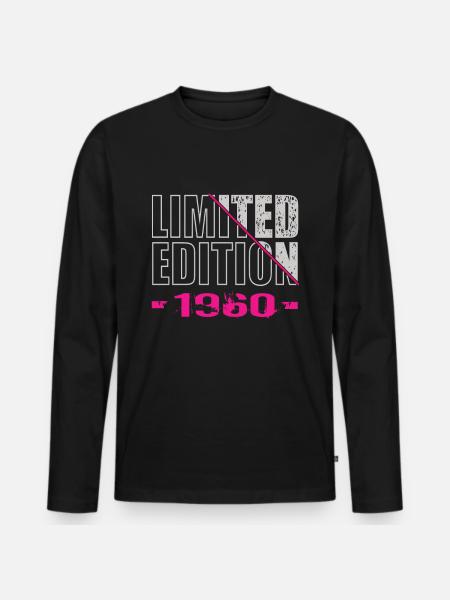 Édition limitée 1960 - T-shirt manches longues Premium bio Homme - noir