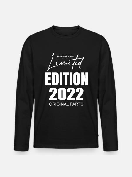 Édition limitée 2022 - T-shirt manches longues Premium bio Homme - noir