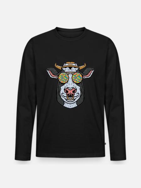 Autistic Autism Autistic - Men's Premium Organic Long Sleeve Shirt - black