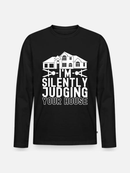 Architect Architecture - Men's Premium Organic Long Sleeve Shirt - black