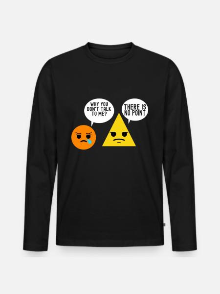 Math Teacher Mathematics - Men's Premium Organic Long Sleeve Shirt - black