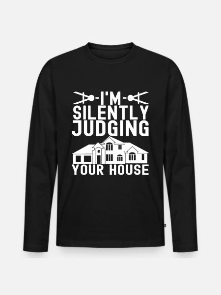 Architecture d’architecte - T-shirt manches longues Premium bio Homme - noir