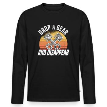 Racing Driver Racing Car Tuning Racing Motorsport - Men's Premium Organic Long Sleeve Shirt - black - Front - Nico (187cm)
