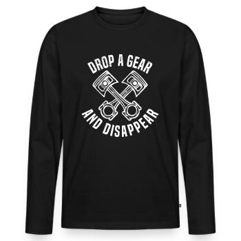 Racing Driver Racing Car Tuning Racing Motorsport - Men's Premium Organic Long Sleeve Shirt - black - Front - Nico (187cm)