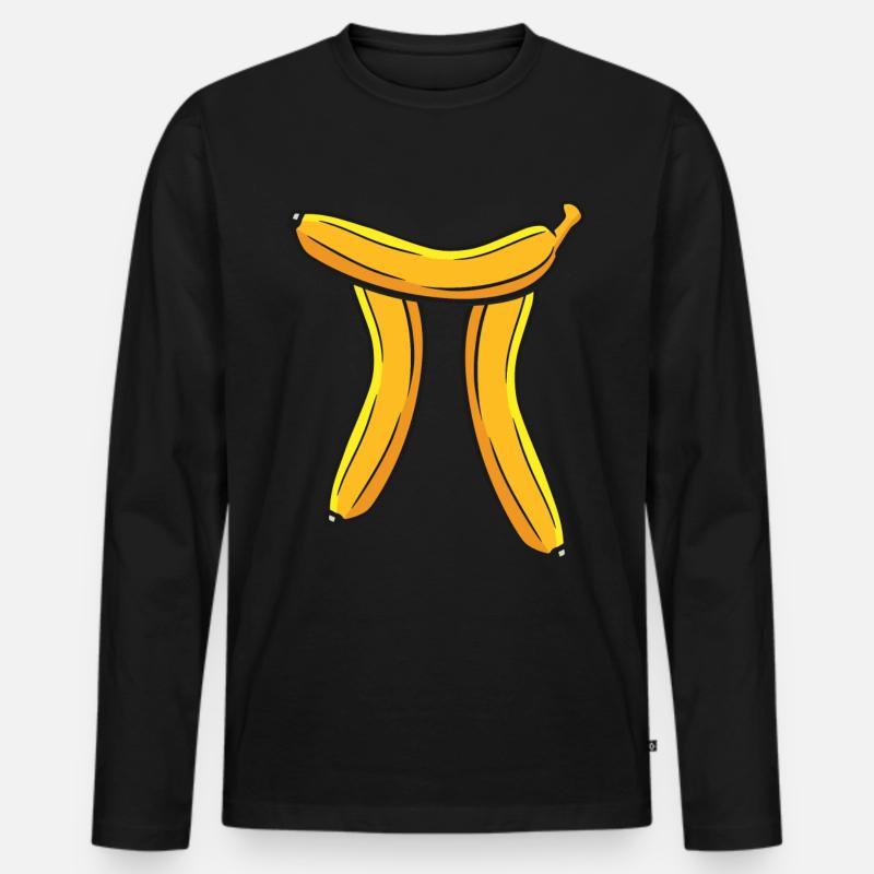 Mathe Mathelehrer - Männer Premium Bio Langarmshirt - Schwarz