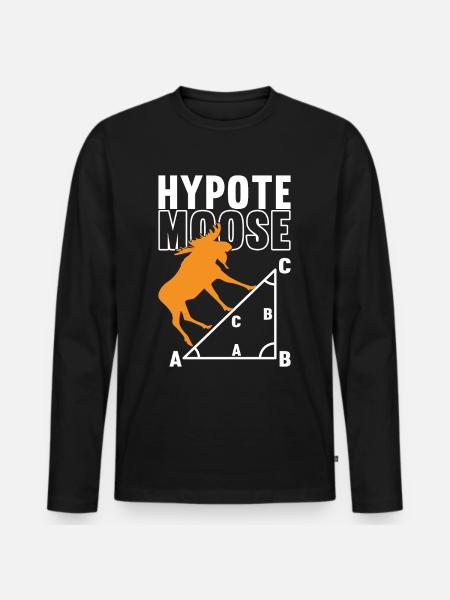 Math Math Teacher - Men's Premium Organic Long Sleeve Shirt - black