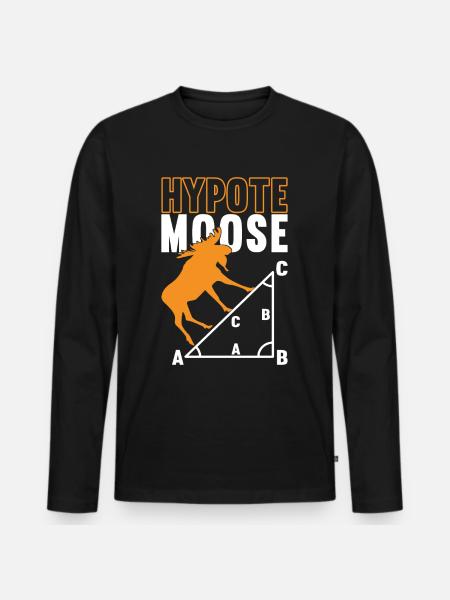 Math Teacher - Men's Premium Organic Long Sleeve Shirt - black