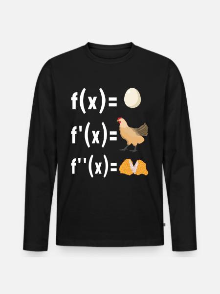 Math Teacher - Men's Premium Organic Long Sleeve Shirt - black