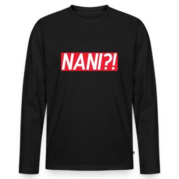 Nani Anime Series Anime Cosplay Cosplay Anime - Men's Premium Organic Long Sleeve Shirt - black - Front - Nico (187cm)