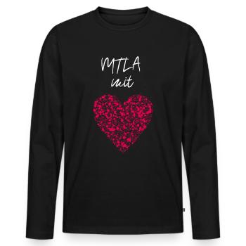 MTLA Labormedizin Chemielaborantin MTA Krankenhaus - Männer Premium Bio Langarmshirt - Schwarz - Vorne - Nico (187cm)