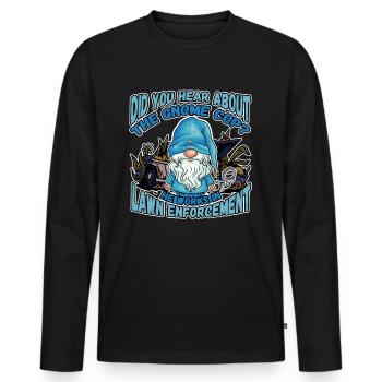 Dwarfs - Men's Premium Organic Long Sleeve Shirt - black - Front - Nico (187cm)