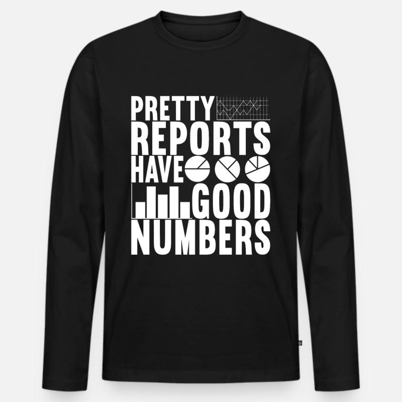 Data Scientist Data Analyst - Männer Premium Bio Langarmshirt - Schwarz