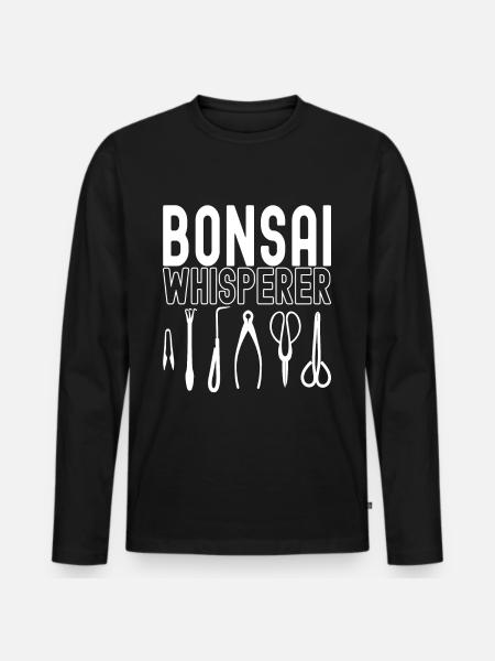 Bonsai tree Bonsai - Men's Premium Organic Long Sleeve Shirt - black